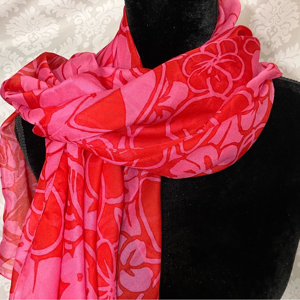 Vintage Sengalini Oversize Scarf Made in Italy - Picture 2 of 12